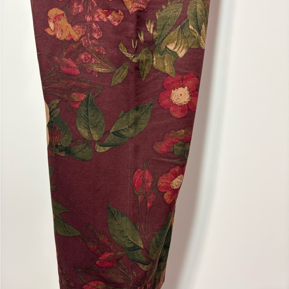 Talbots Floral Print Pants - Multicolor - Picture 8 of 13